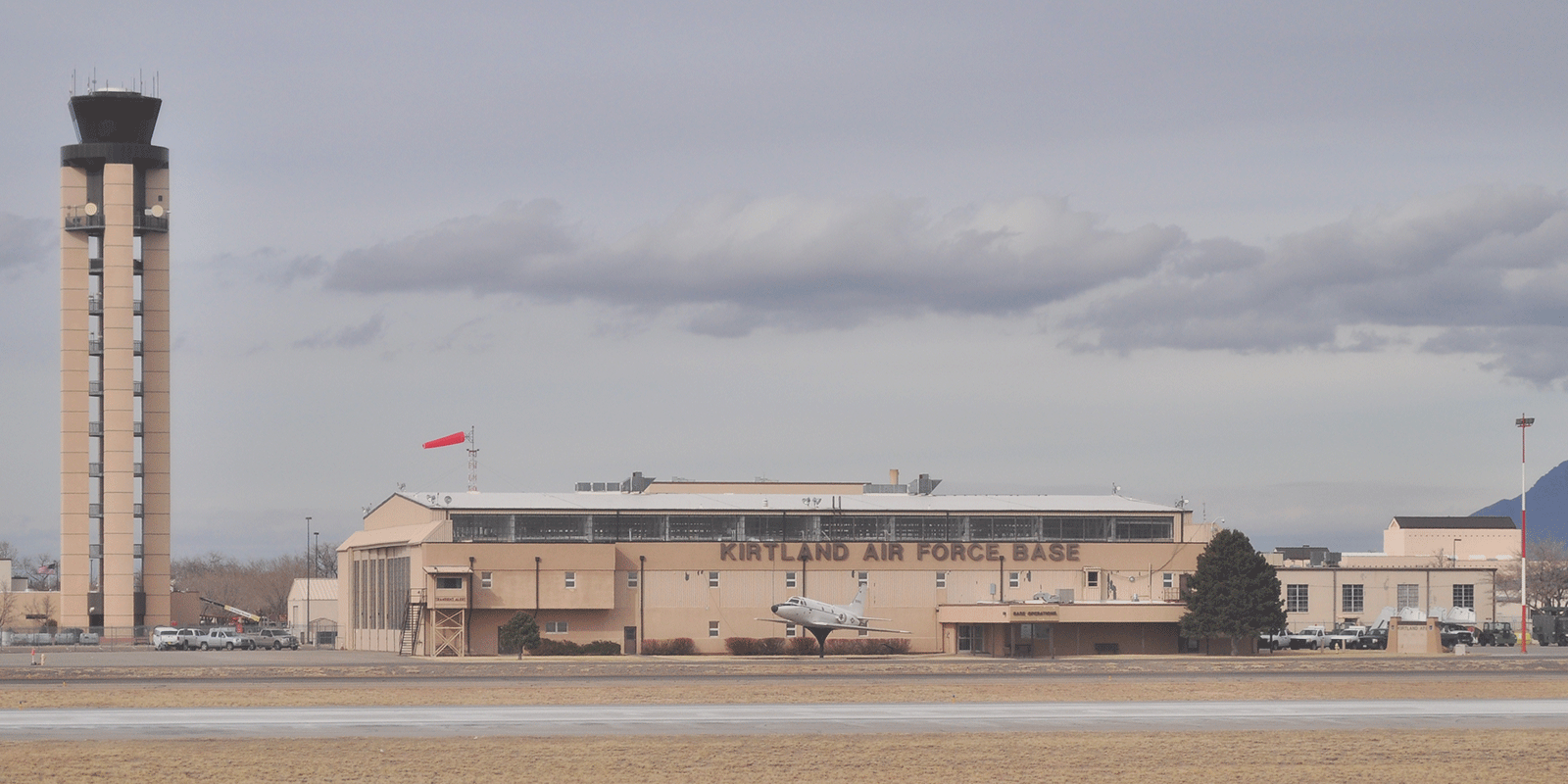 Kirtland Air force Base from far away